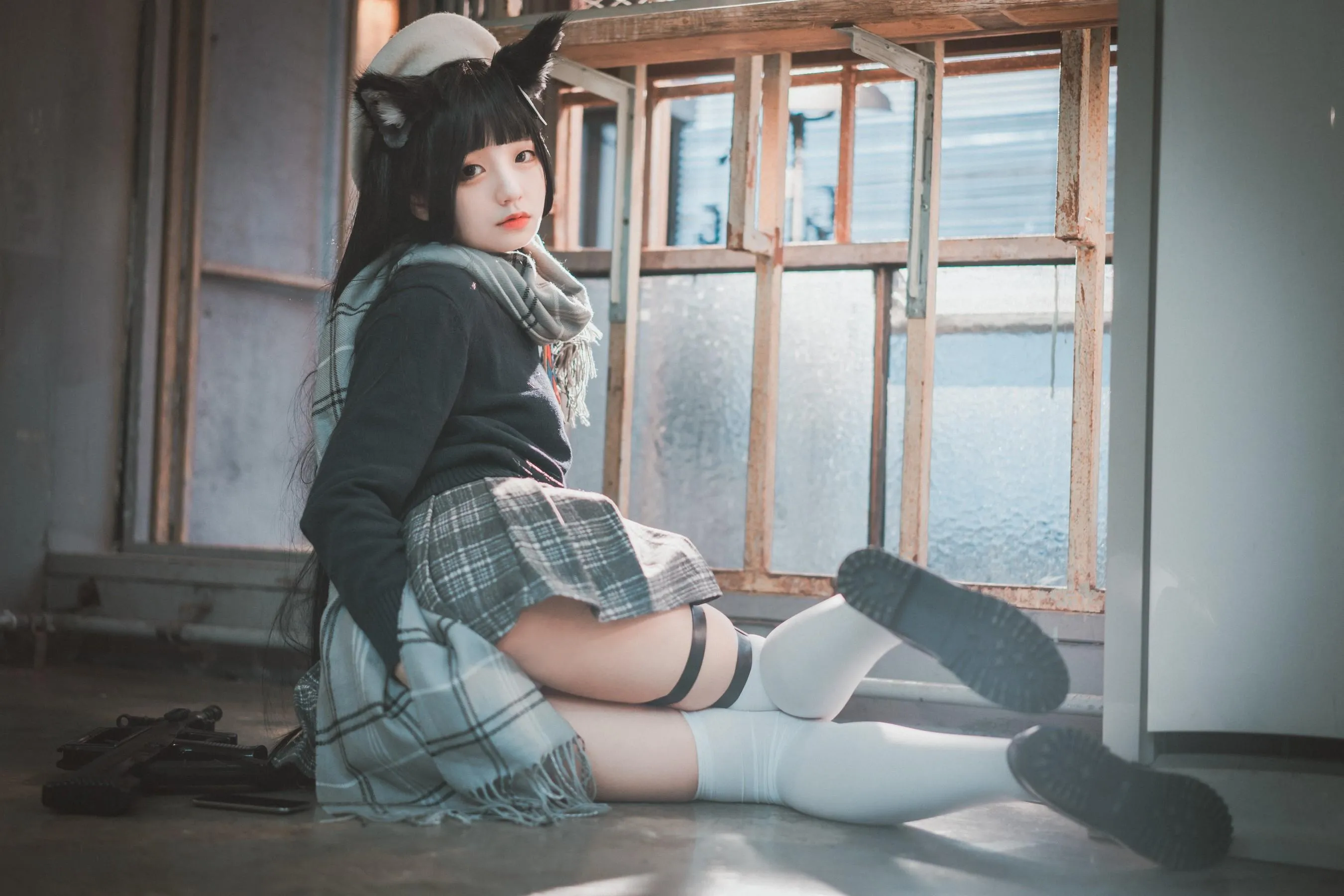 Jenny 정제니 – NO.19 [DJAWA] Type95 Pure White Graduation Girls Frontline [33P]插图